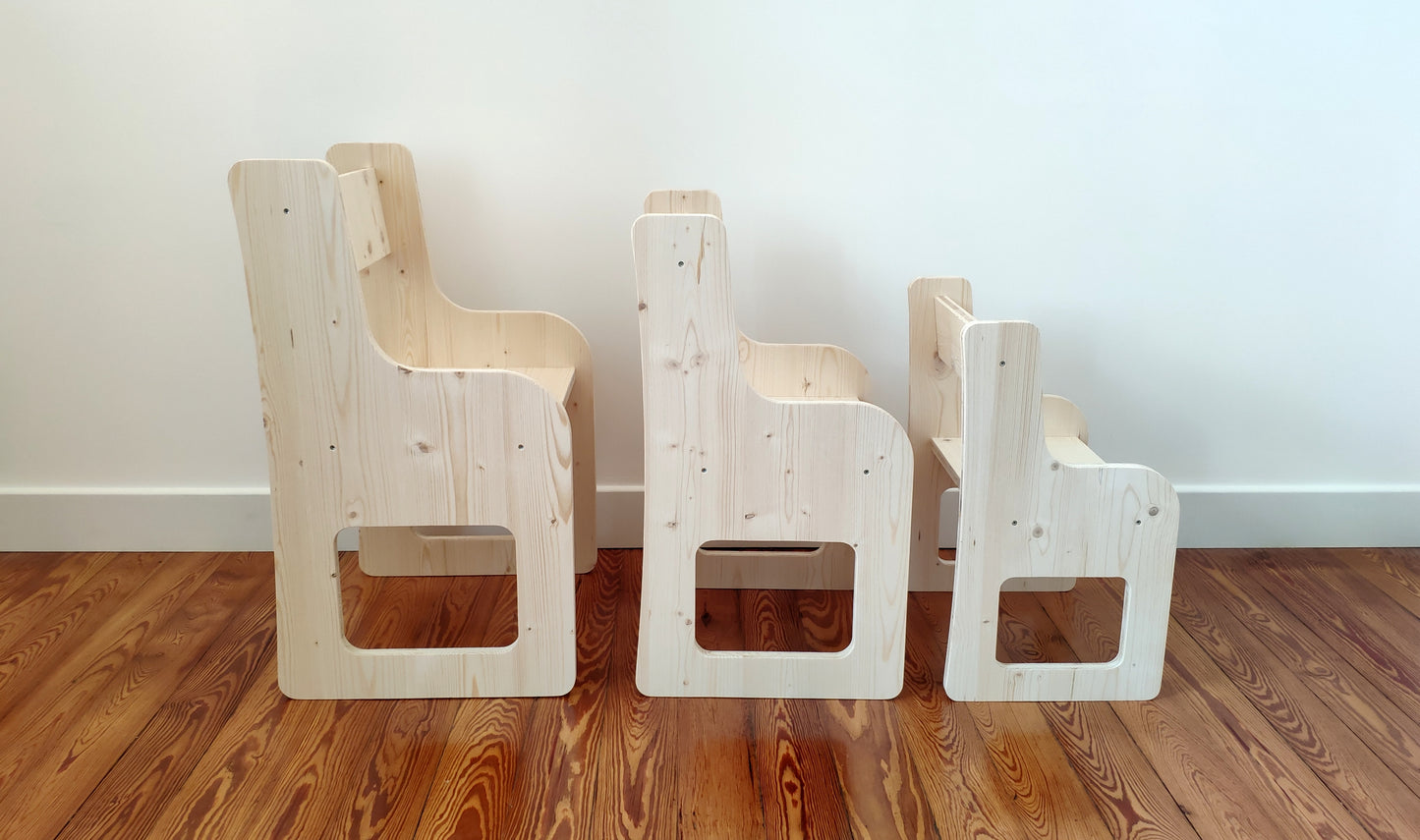 Chaise bureau enfant / 3 tailles