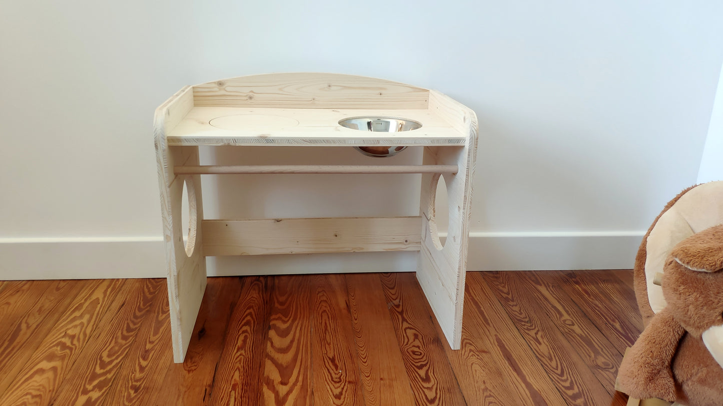 Bureau / Table d'éveil et d'apprentissage Montessori enfant