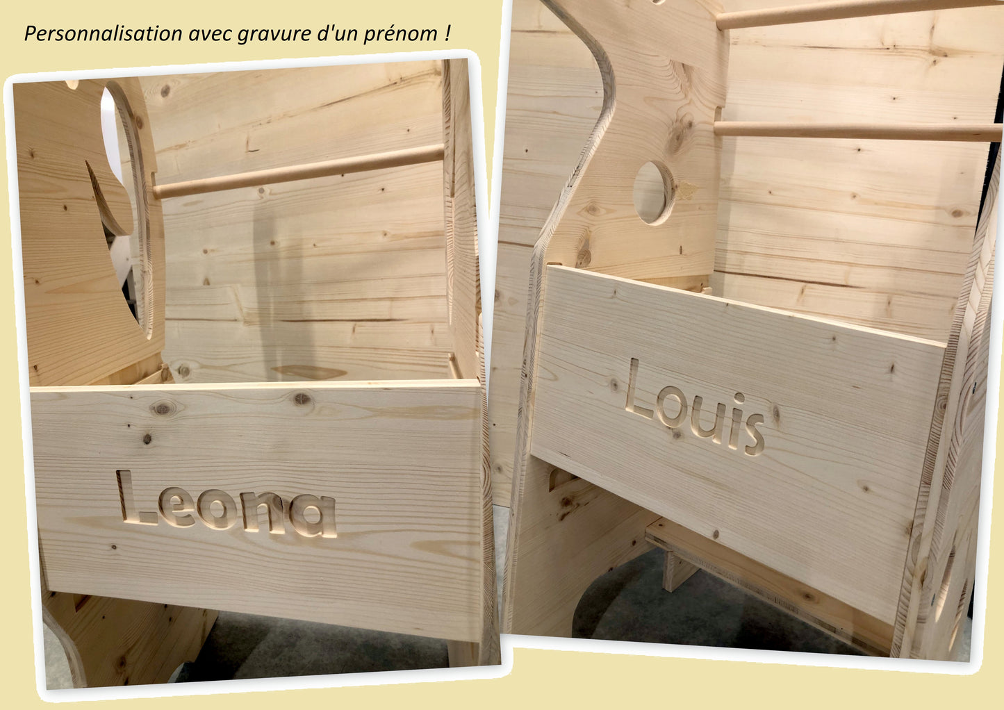 Tour d'apprentissage évolutive Montessori avec tableau amovible, toboggan et échelle