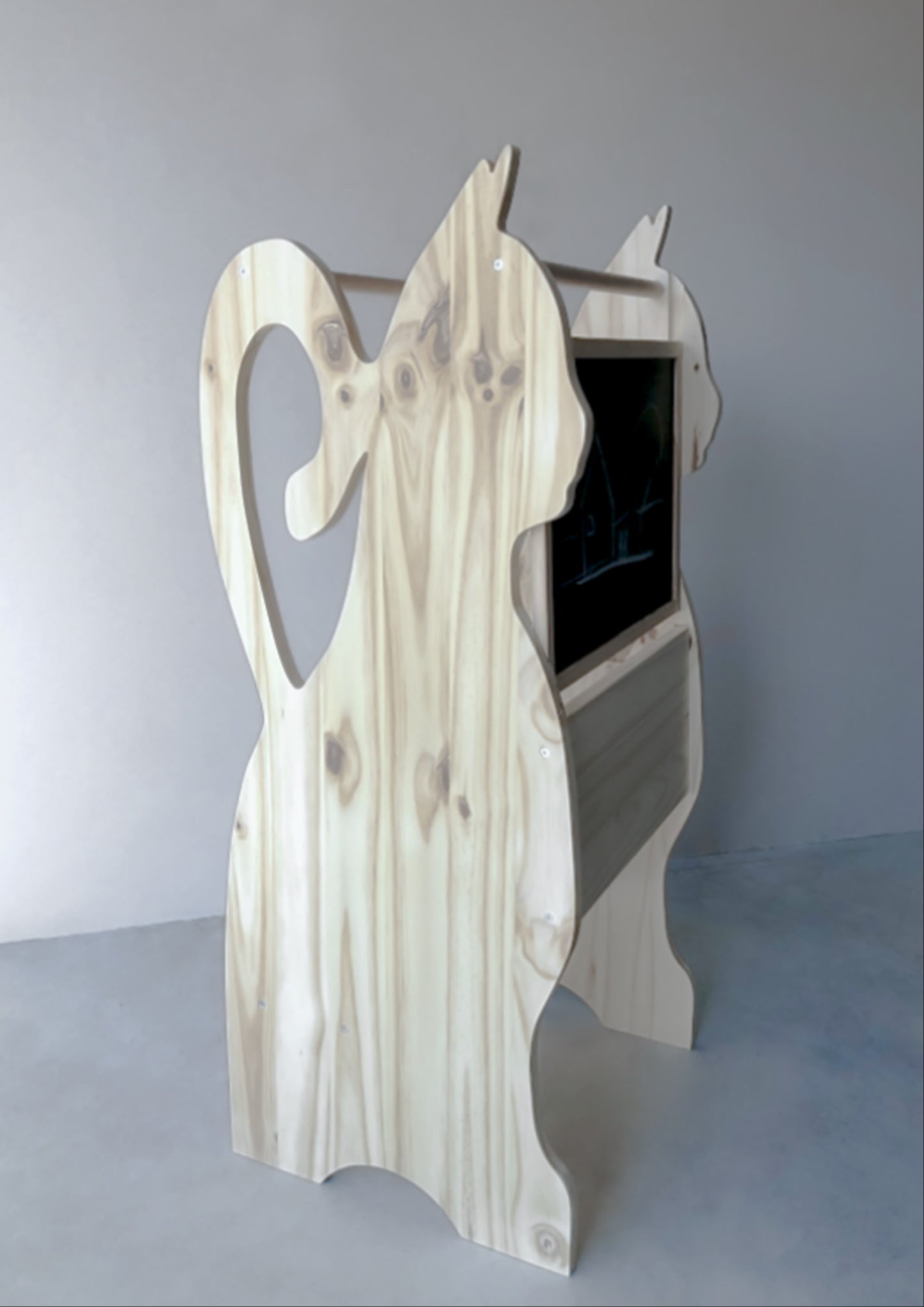 Adjustable Montessori-inspired Cat design learning tower with removable board