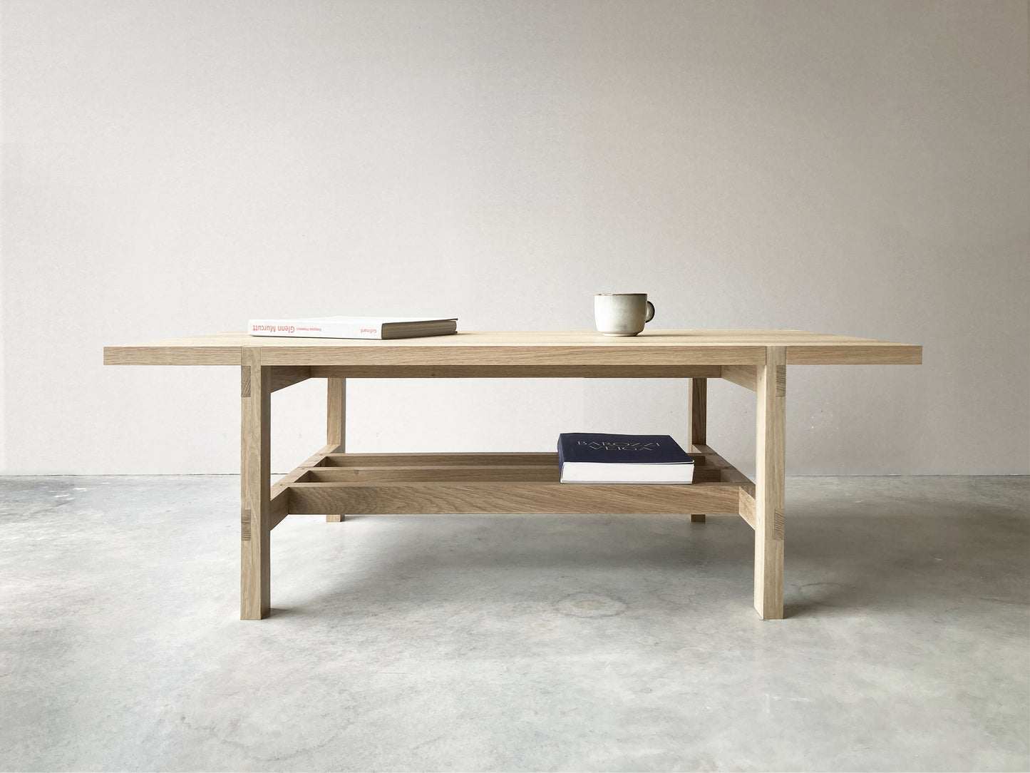 Table basse rectangulaire en Chêne massif France