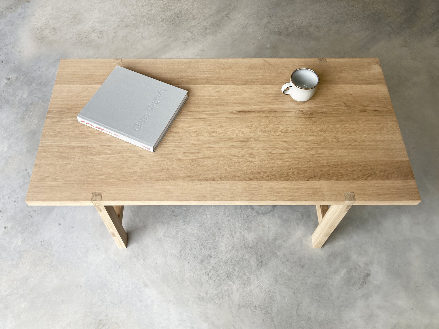 Table basse rectangulaire en Chêne massif France