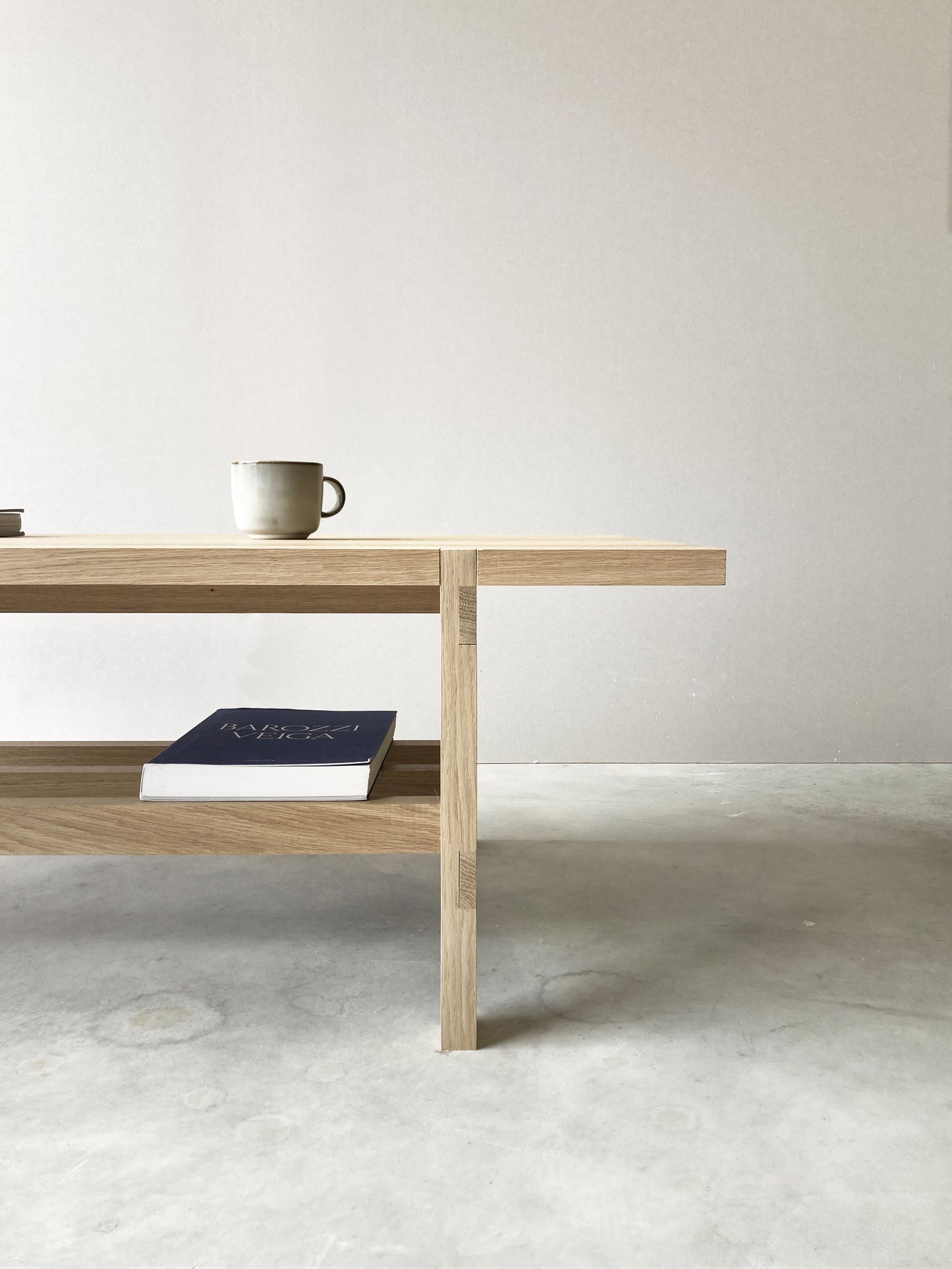 Table basse rectangulaire en Chêne massif France