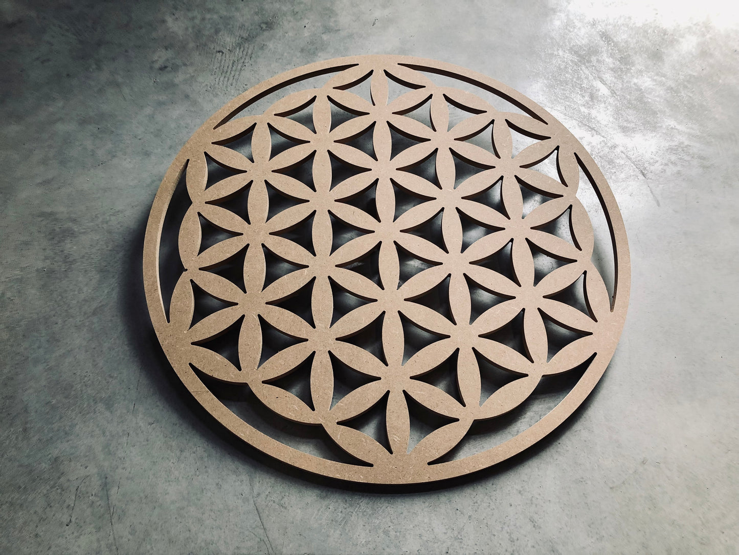 Flower of Life in solid wood